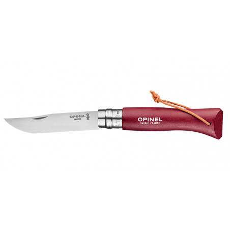 OPINEL N8 VRI GRENAT + LIEN