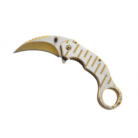 HERBERTZ KARAMBIT TOUT INOX BICOLORE 115CM