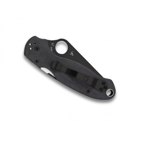 SPYDERCO PARA 3 NOIRE REVETEMENT DLC