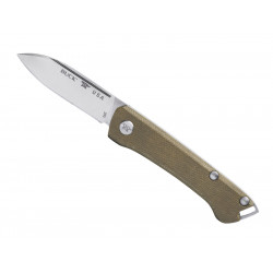 BUCK SAUNTER DROP POINT MICARTA VERT 0250GRS