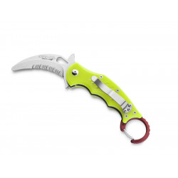 FOX RESCUE KARAMBIT 10CM G10 JAUNE