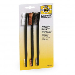 SET 3 BROSSES NETTOYAGE TYPE BROSSE A DENT