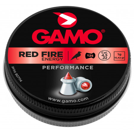 125 PLOMBS GAMO RED FIRE 45MM