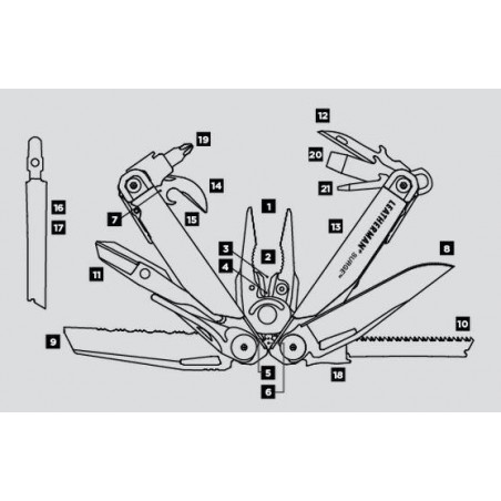 LEATHERMAN SURGE BLACK