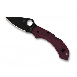 SPYDERCO DRAGONFLY 2 BORDEAUX LAME NOIRE SPRINT