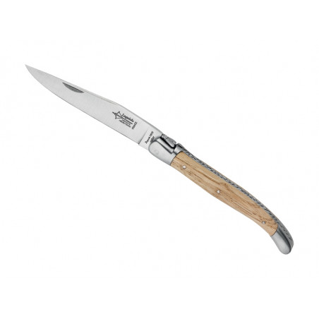 LAGUIOLE ANTAN CHATAIGNIER MITRES INOX MAT 12CM