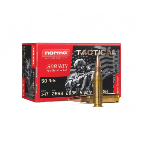 NORMA 308 TACTICAL 147GR X50