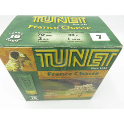 TUNET FRANCE CHASSE N7 CAL 16 32GR X25